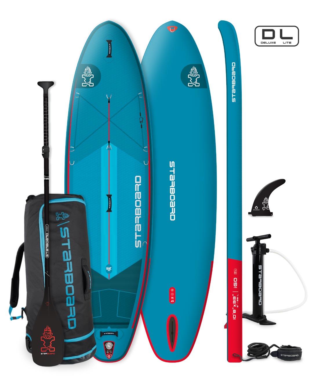 Starboard 25/26 iGO Deluxe Lite 10.8X33X6 WITH PADDLE SET
